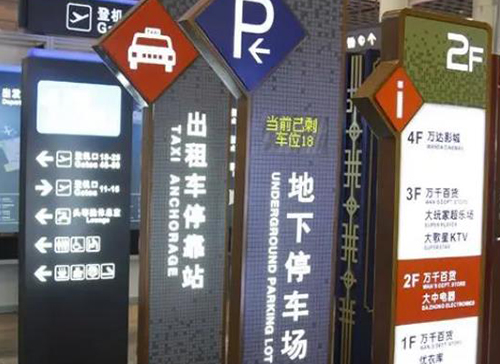 车库导视牌